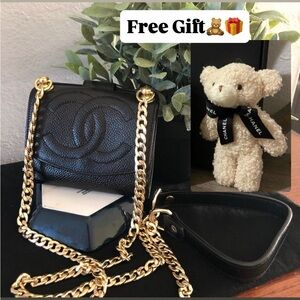 ⚜️🖤 Chanel Mini Wallet Chain Crossbody